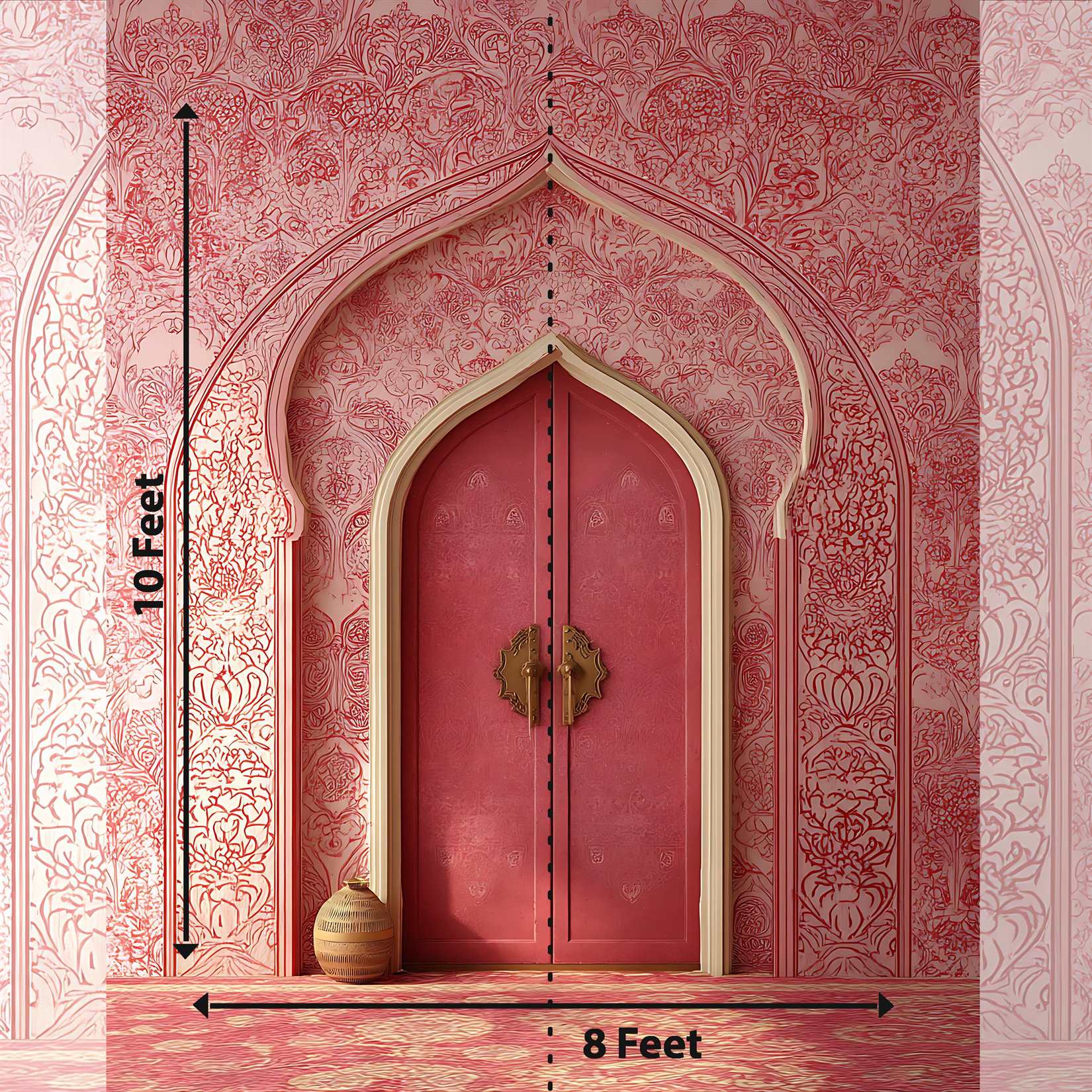 Rustic Gate Backdrop for Photoshoots and Boutique