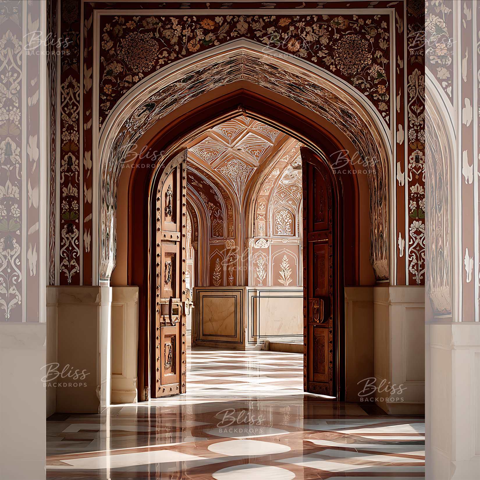 Traditional Indian Gate Backdrop for Photos