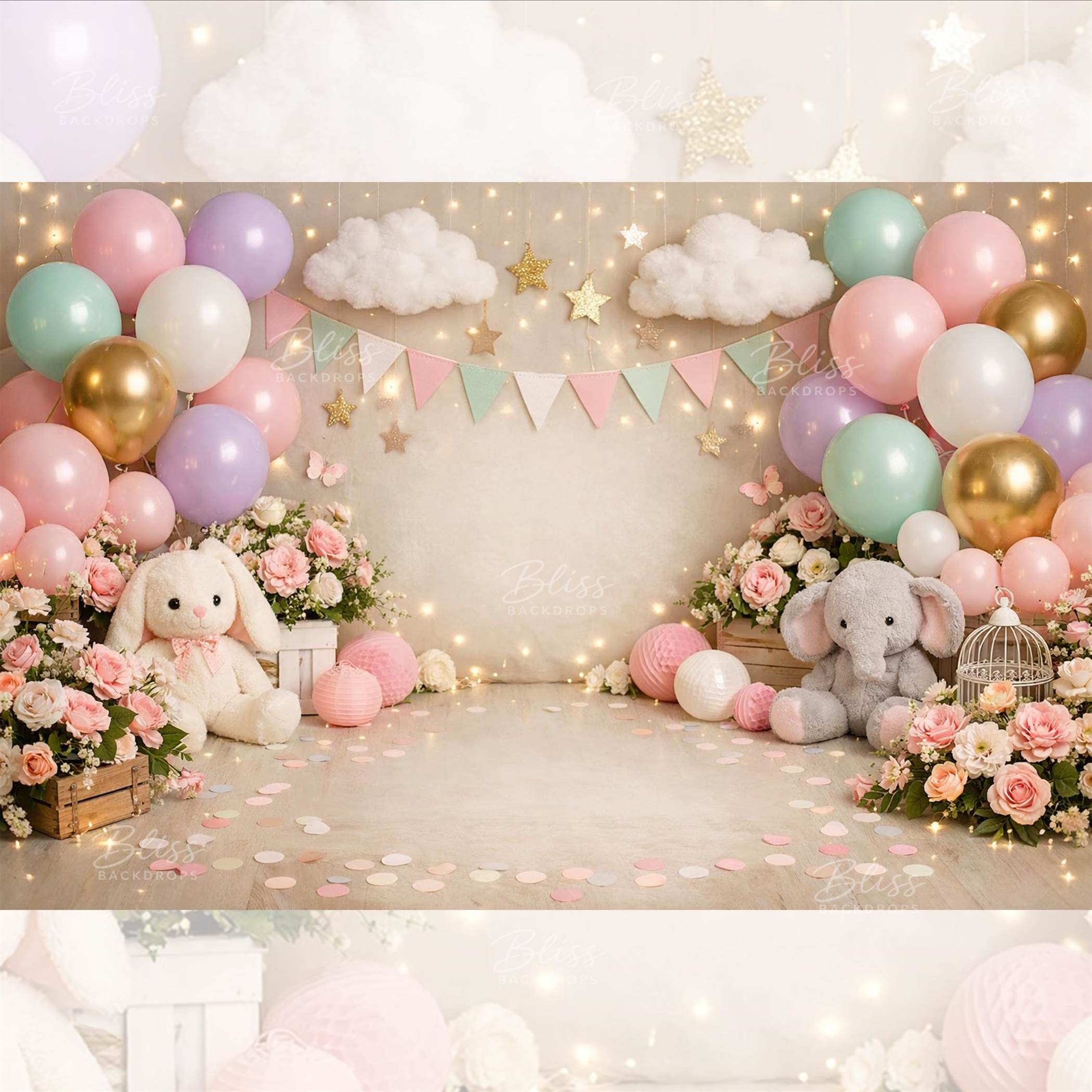 Studio Cake Smash Photography Backdrop for Babies kid