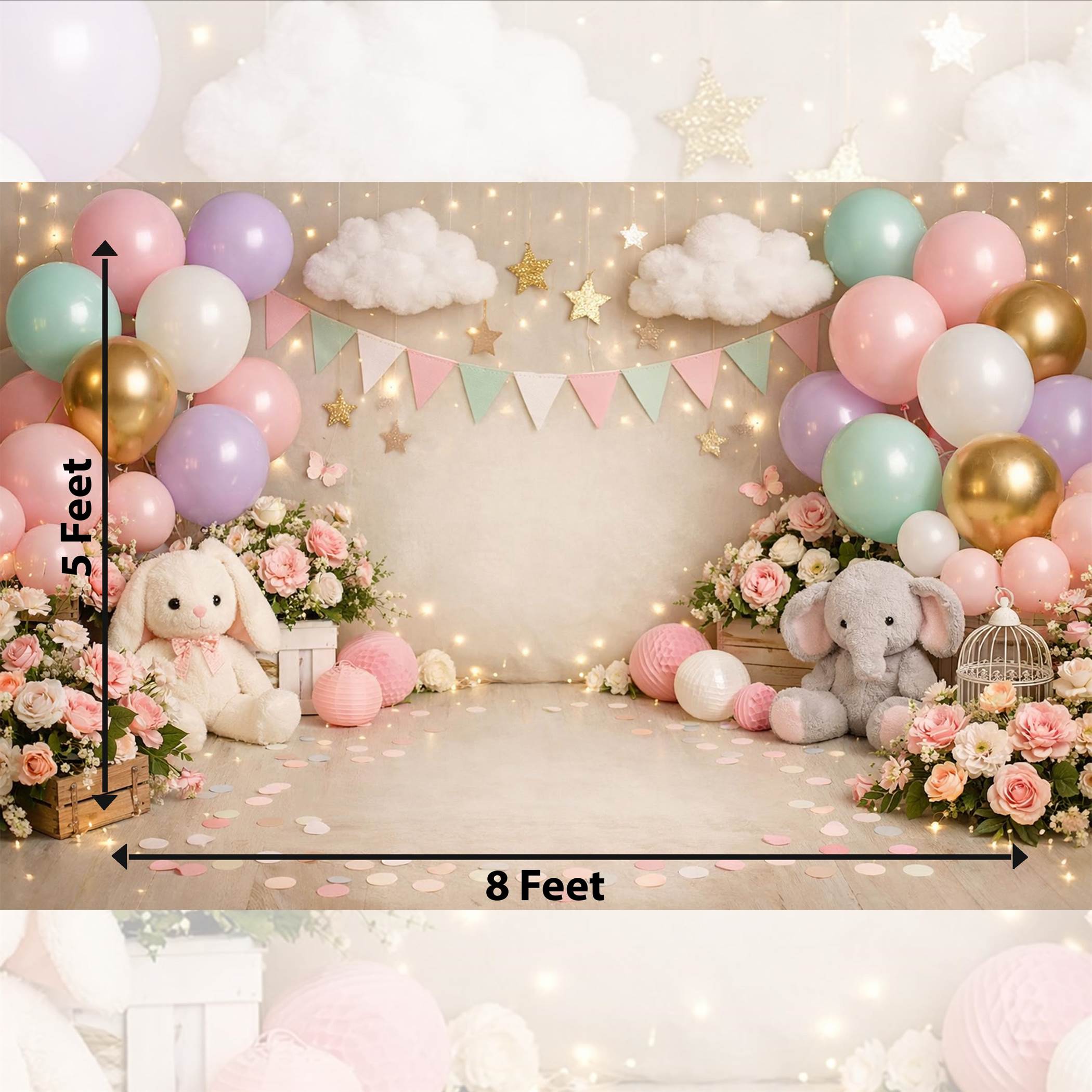 Studio Cake Smash Photography Backdrop for Babies kid