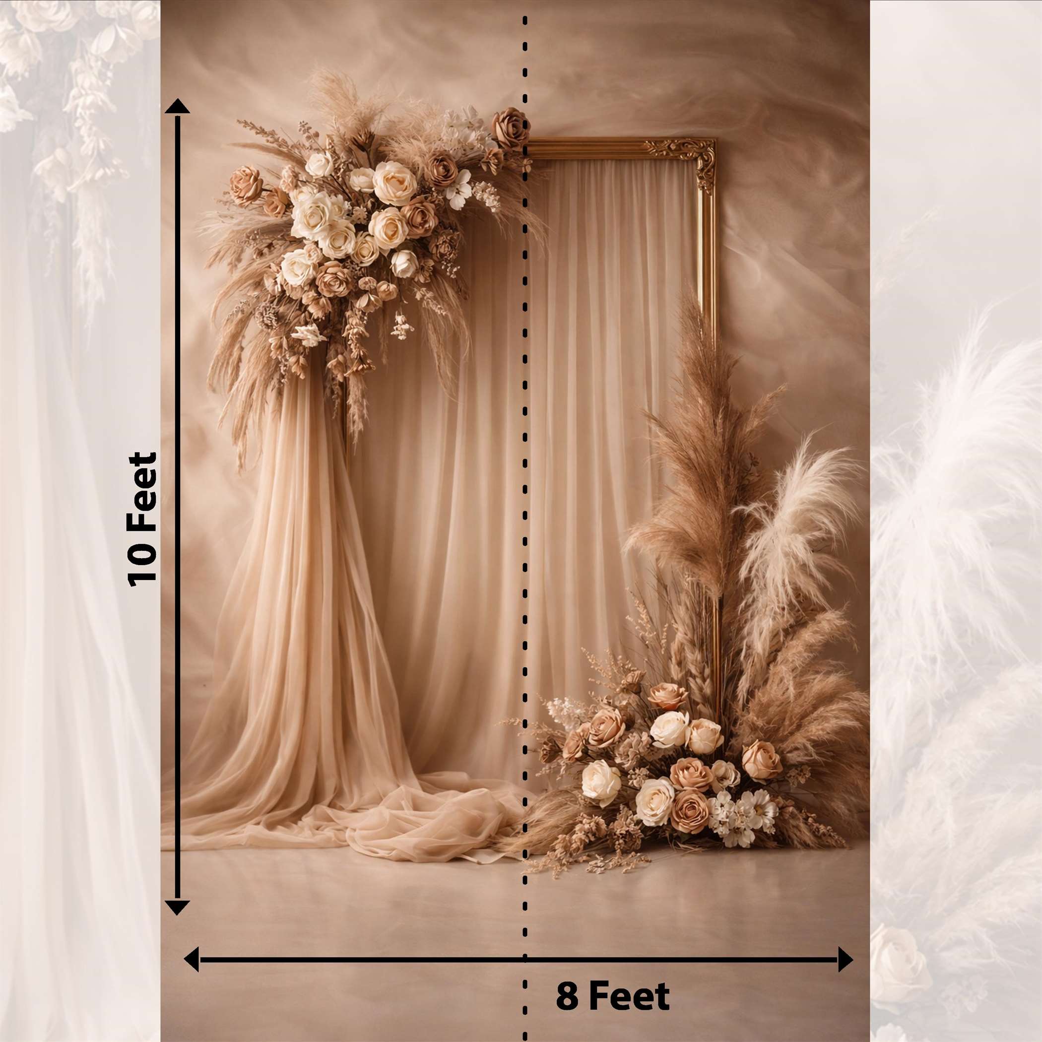 Elegant Maternity Backdrop Studio Background