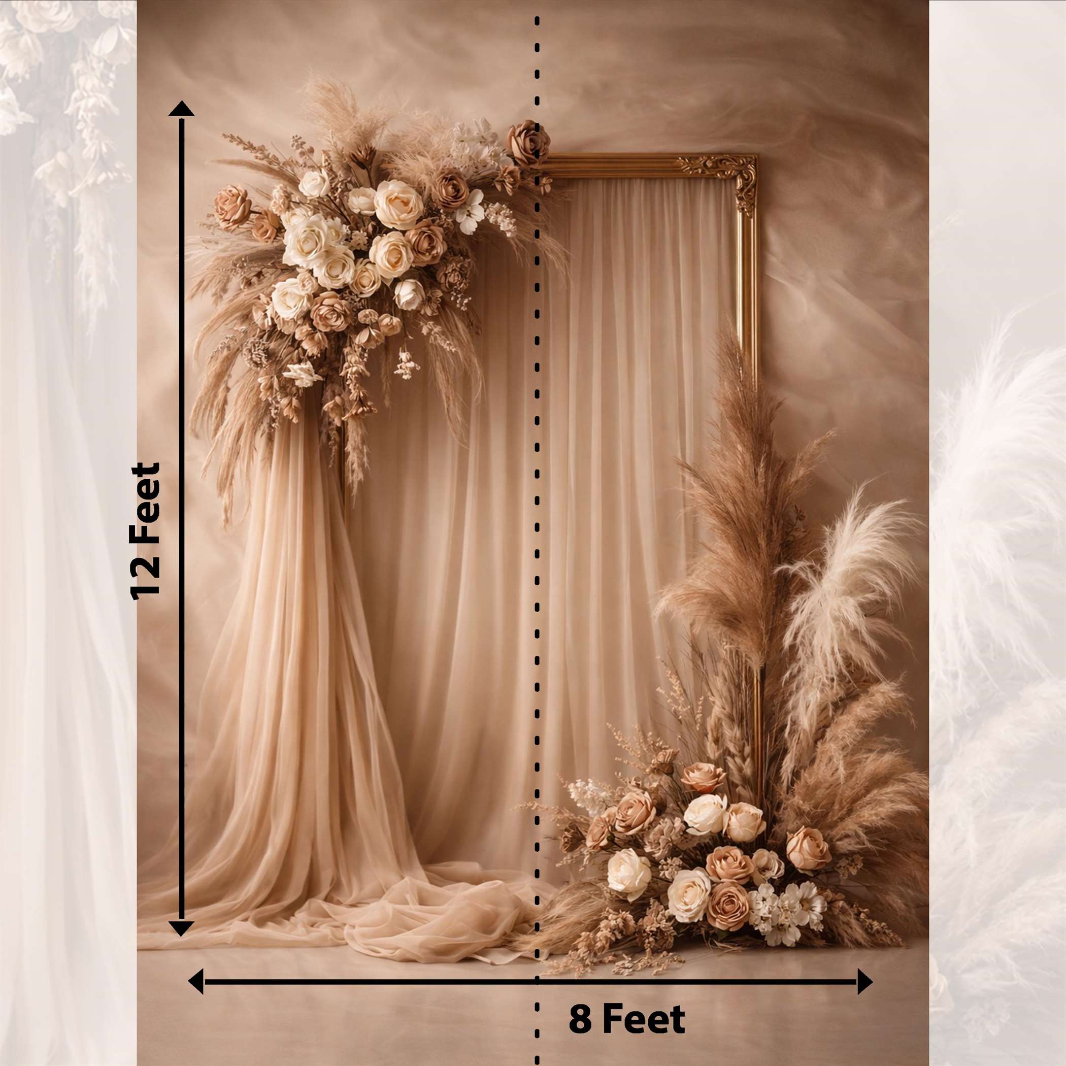 Elegant Maternity Backdrop Studio Background