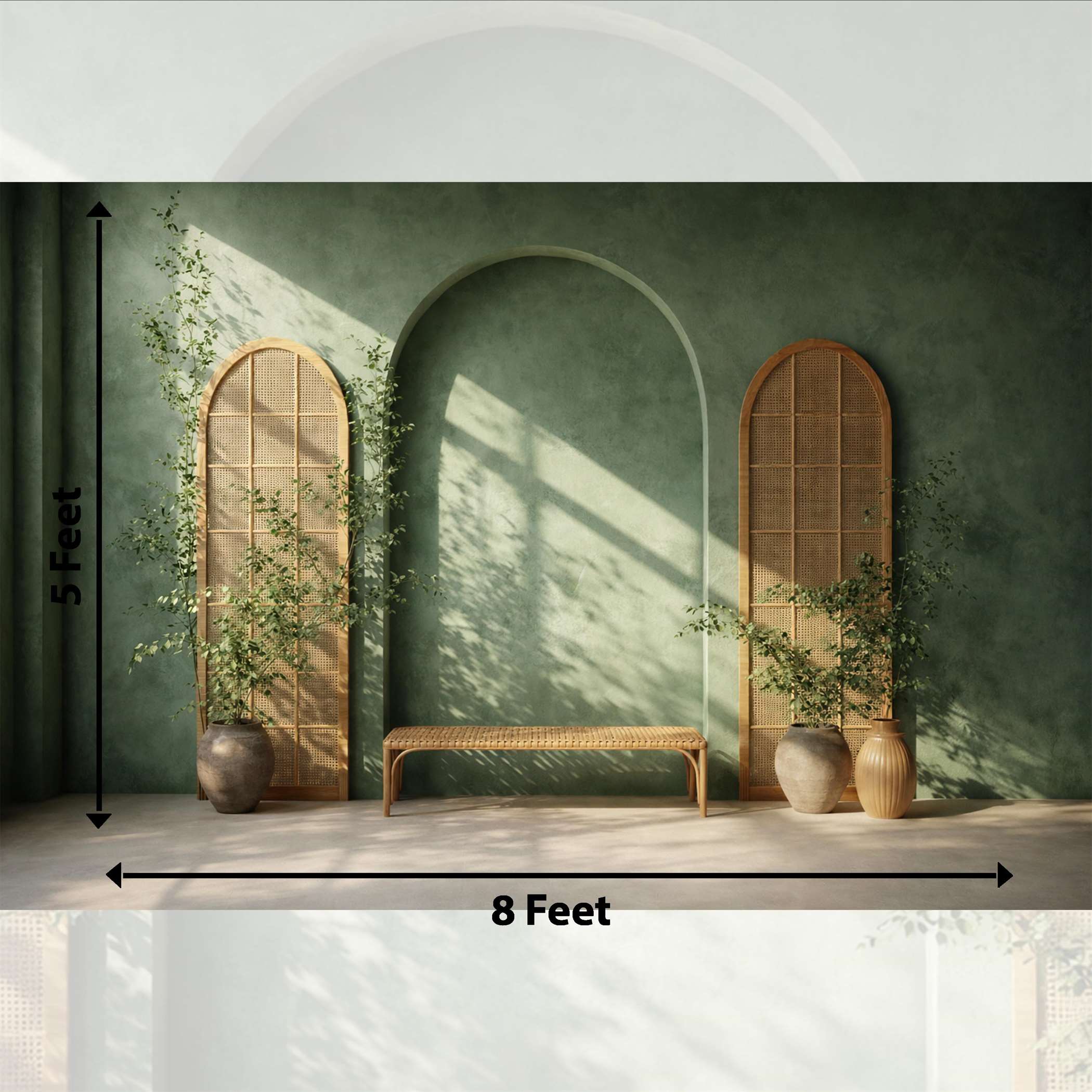 Luxury Boho Artistic Photography Studio Backdrop