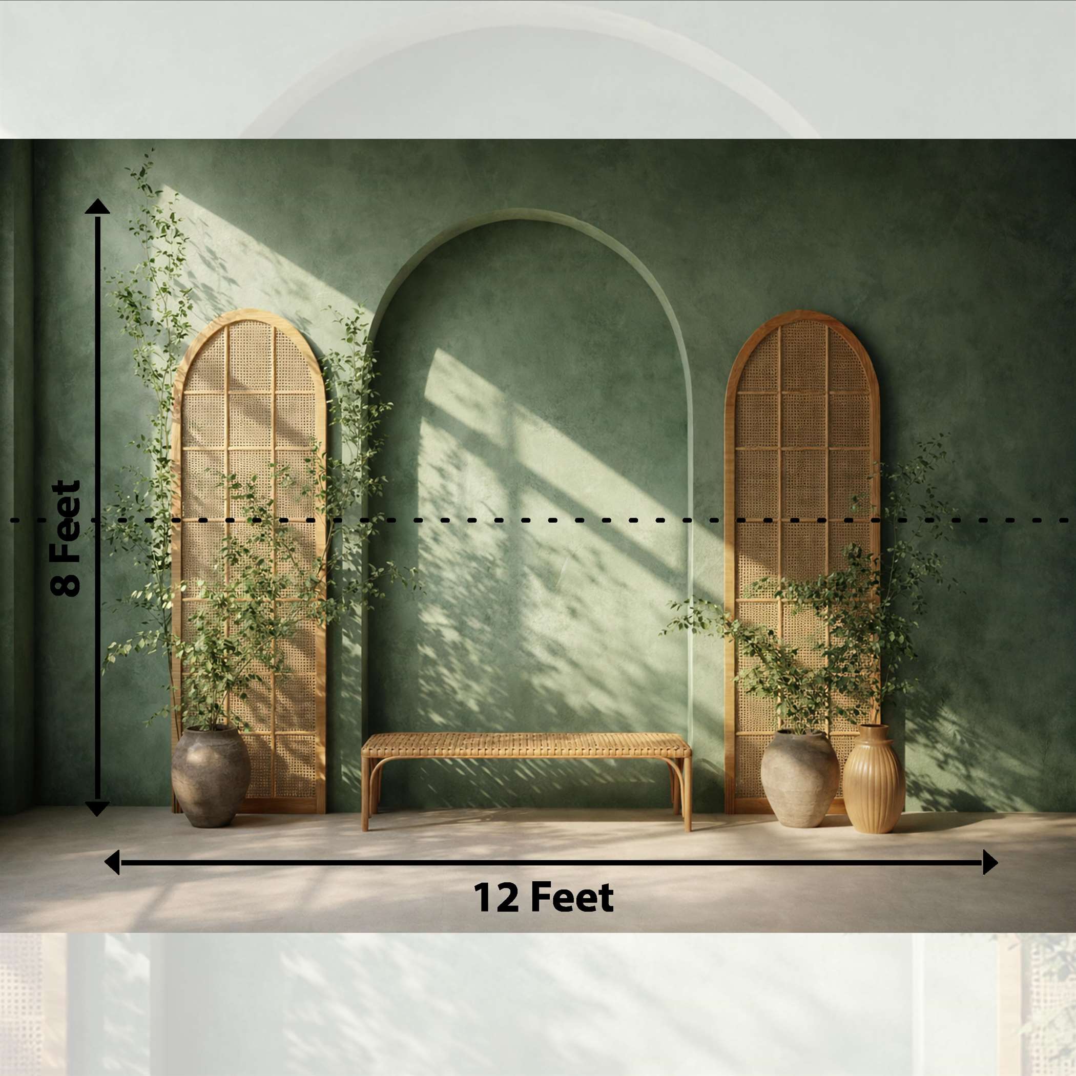 Luxury Boho Artistic Photography Studio Backdrop