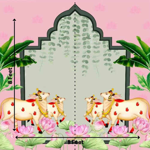 Classic Pichwai Backdrop Cloth for Function